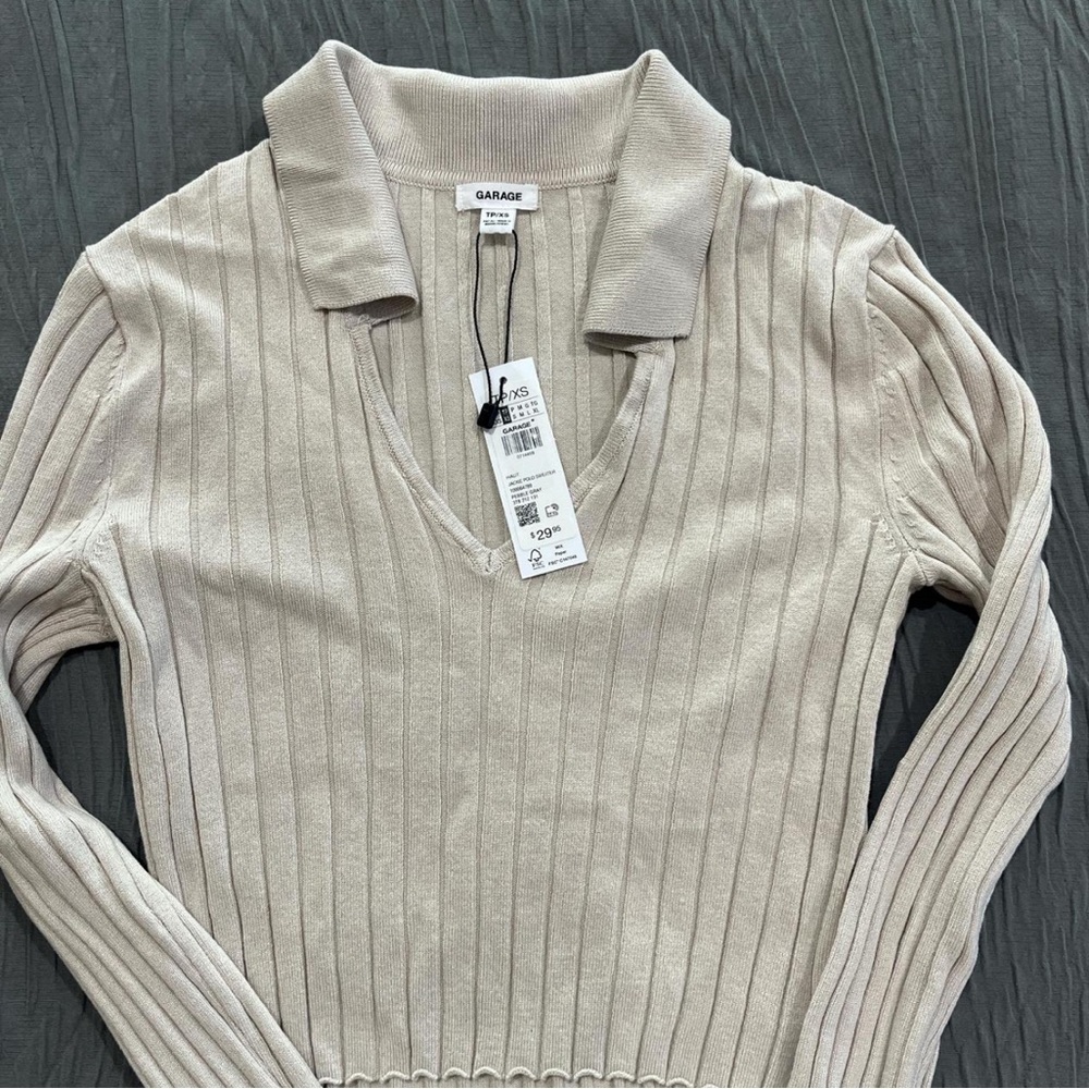 Garage brand new with tags long sleeve top